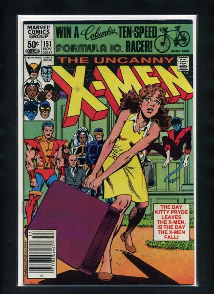 Uncanny X-Men 151 Newsstand 1981 Marvel vs Hellfire Club Comic Book